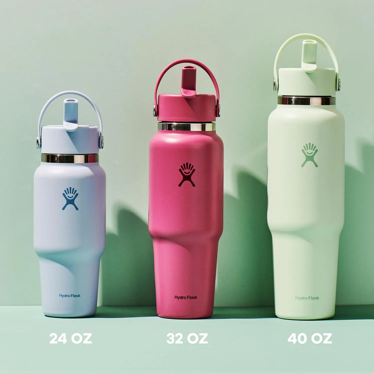 Hydro Flask 24 OZ Wide Flex Straw Travel Bottle Reef