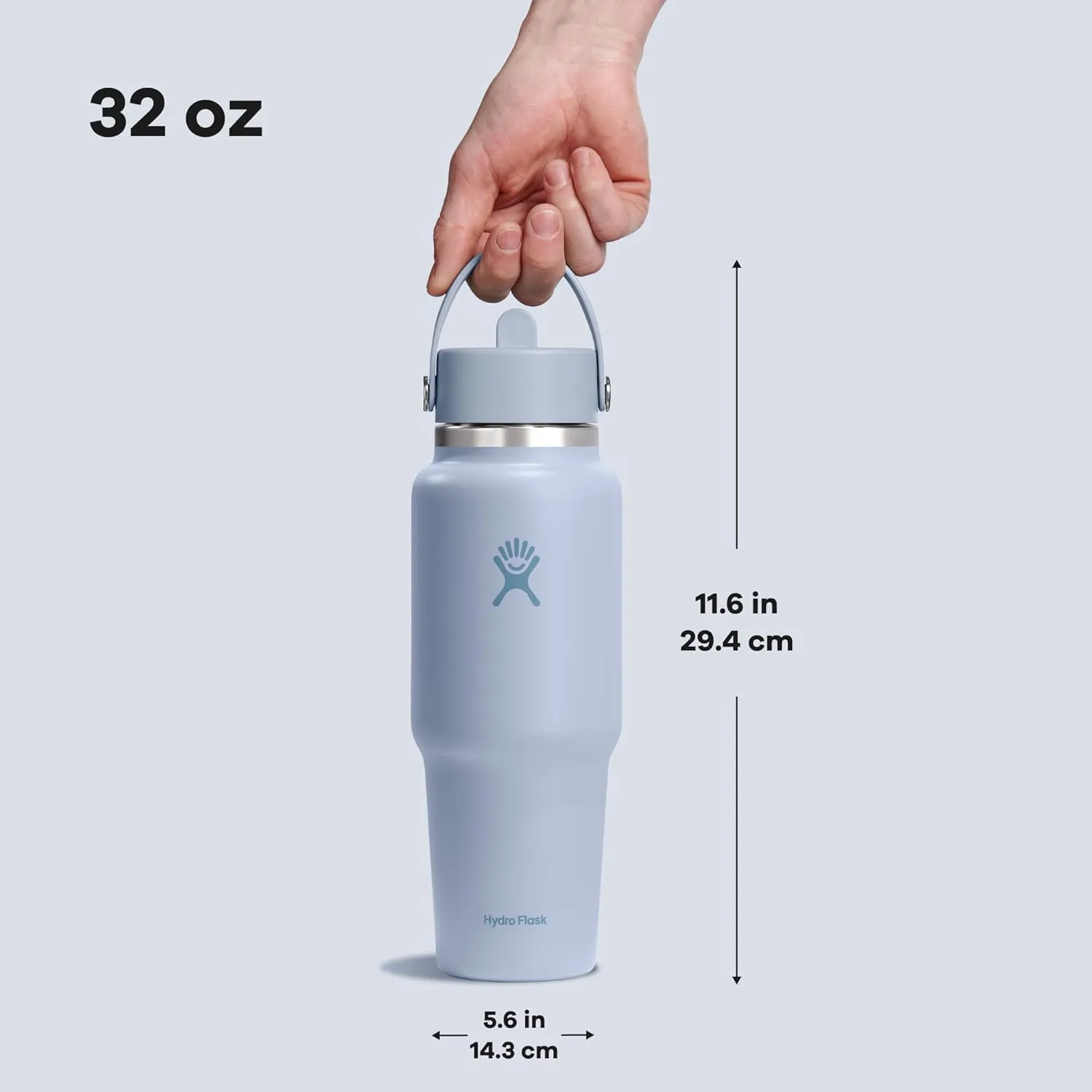 Hydro Flask 32 Oz Wide Flex Straw Travel Bottle Surf