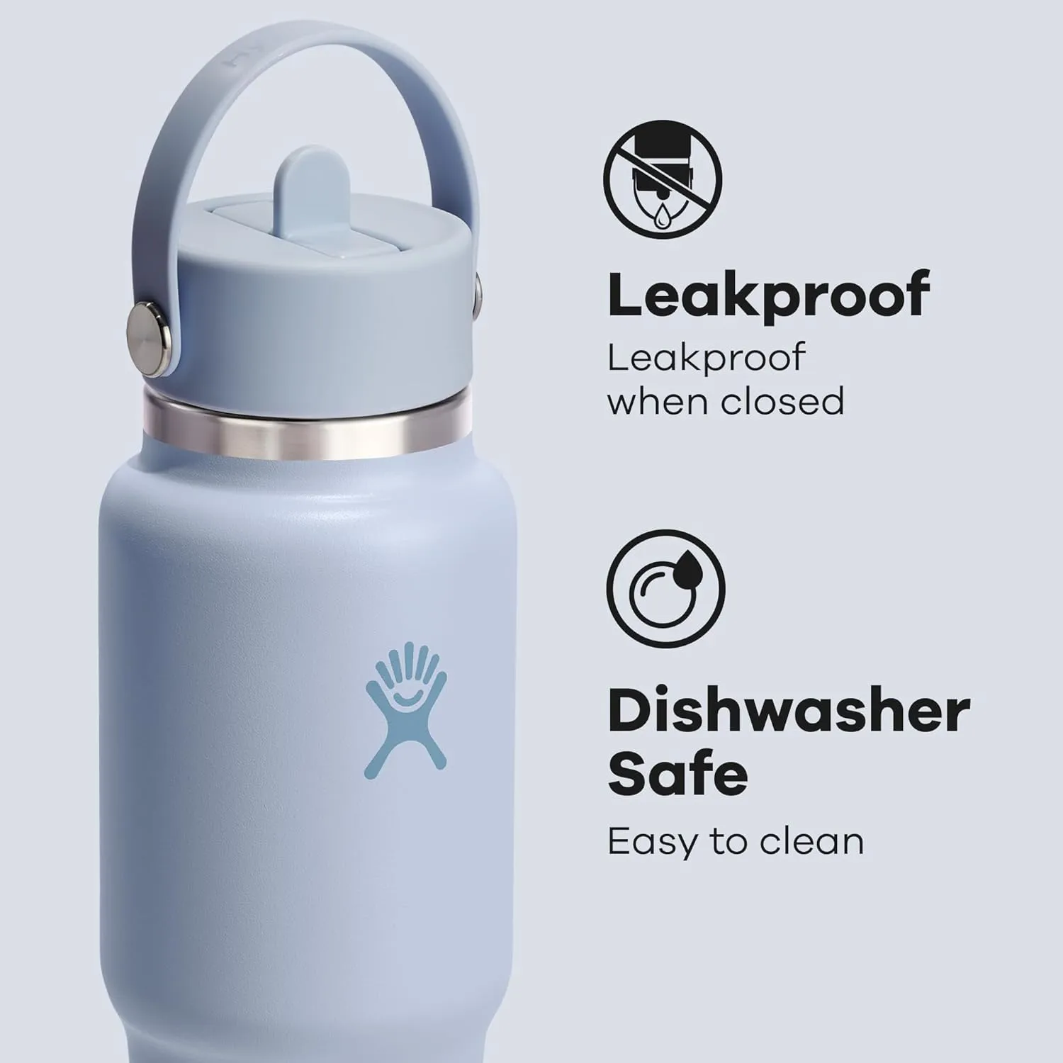 Hydro Flask 32 Oz Wide Flex Straw Travel Bottle Surf