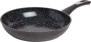 IKO Stratum Triple Layer Ceramic Non Stick Fry Pan Induction Compatible Safe for Most Cooktops Stainless Steel Base Dishwasher Safe