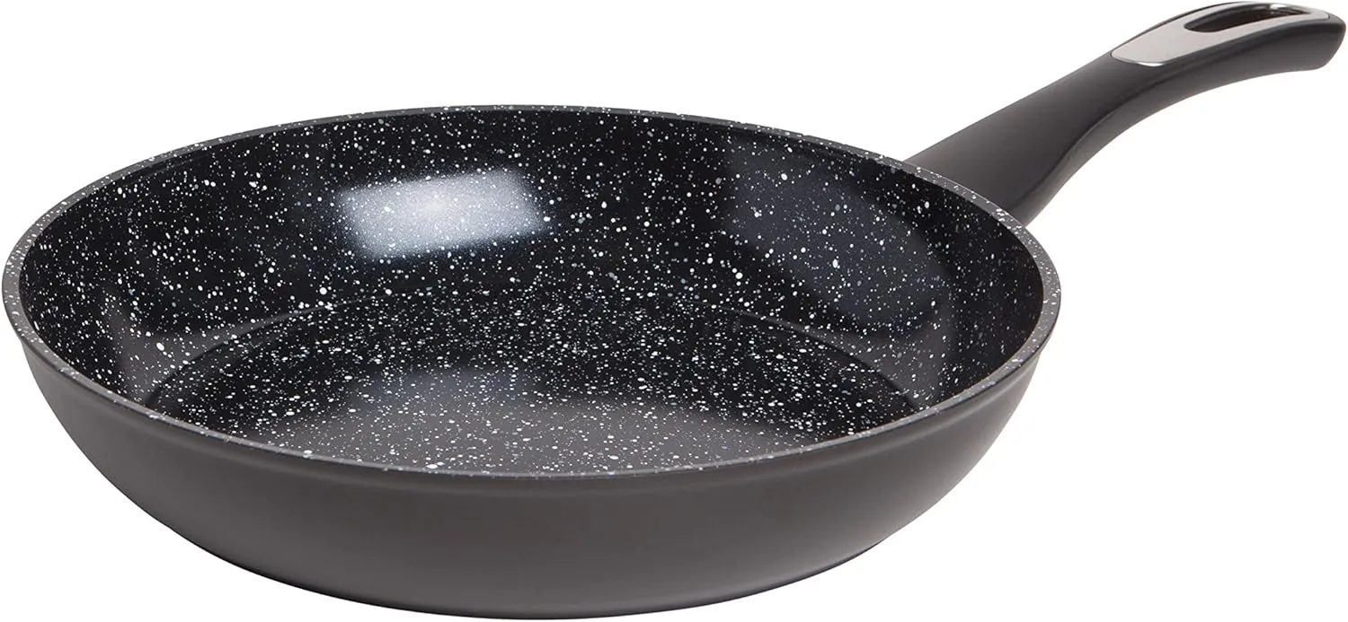 IKO Stratum Triple Layer Ceramic Non Stick Fry Pan Induction Compatible Safe for Most Cooktops Stainless Steel Base Dishwasher Safe