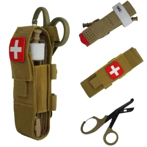 Individual Combat First Aid Tourniquet Bundle Coyote