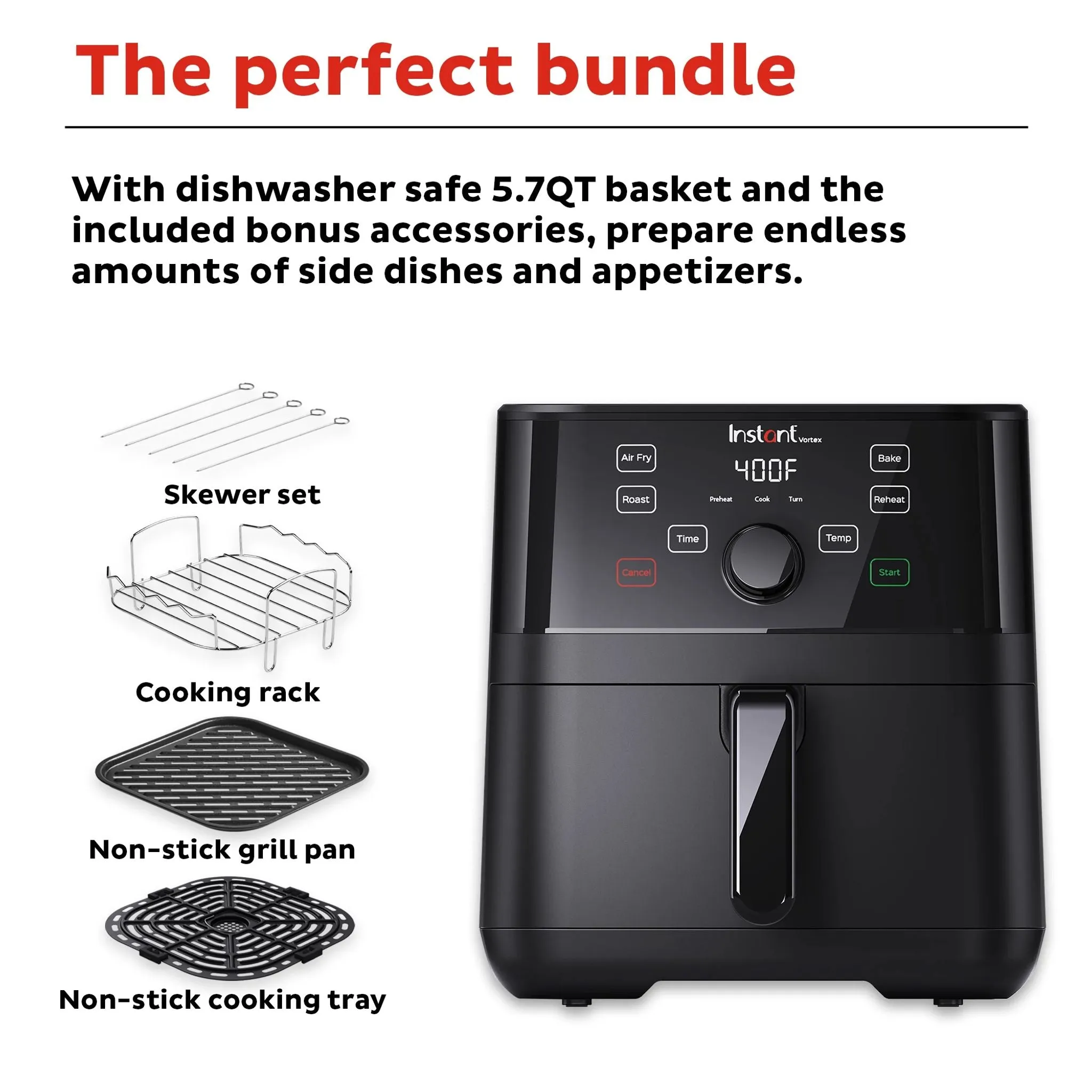 Instant Pot® Vortex® 5.7QT Air Fryer with Accessories