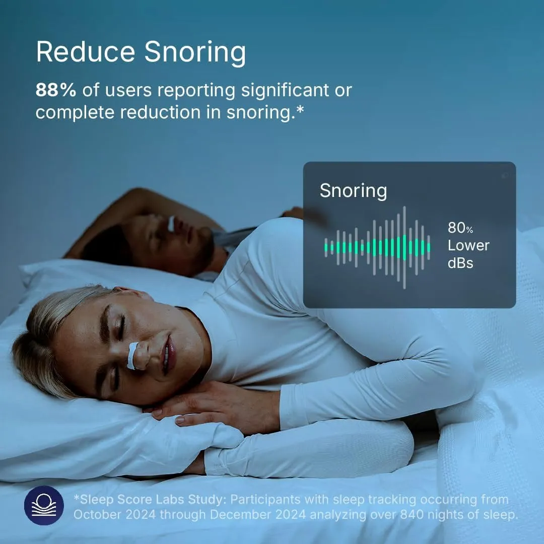 Intake Breathing Nasal Strip Starter Kit (30 Count, Black) - Boost Oxygen Intake, Reduce Snoring, Improve Sleep Quality - Sweat Resistant, Skin Safe Nasal Strips - Extra Strength Snoring Solution