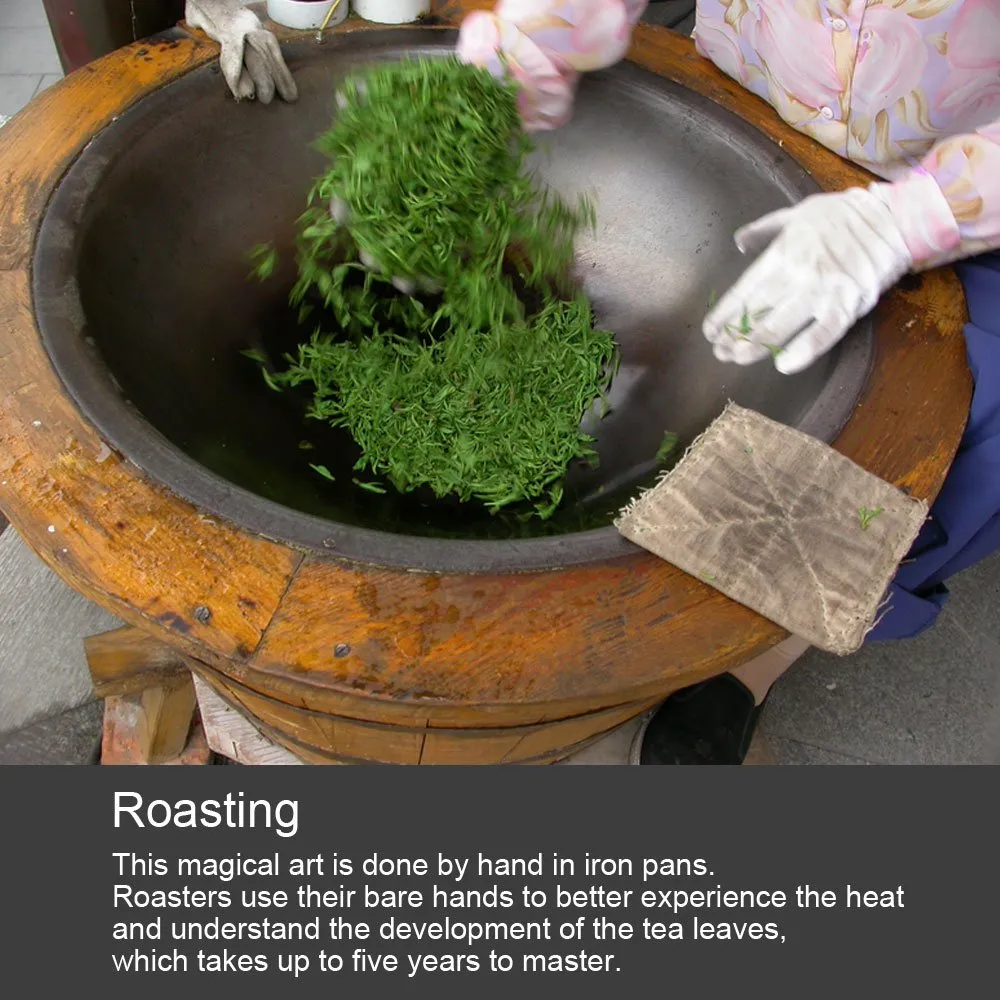 JQ 2025 New Harvest Pre-Qingming Dragon Well Green Tea -Basic Grade- Ming Qian LongJing Cha, Hangzhou Origin Loose Leaf Green Tea (4.4 oz/125g)