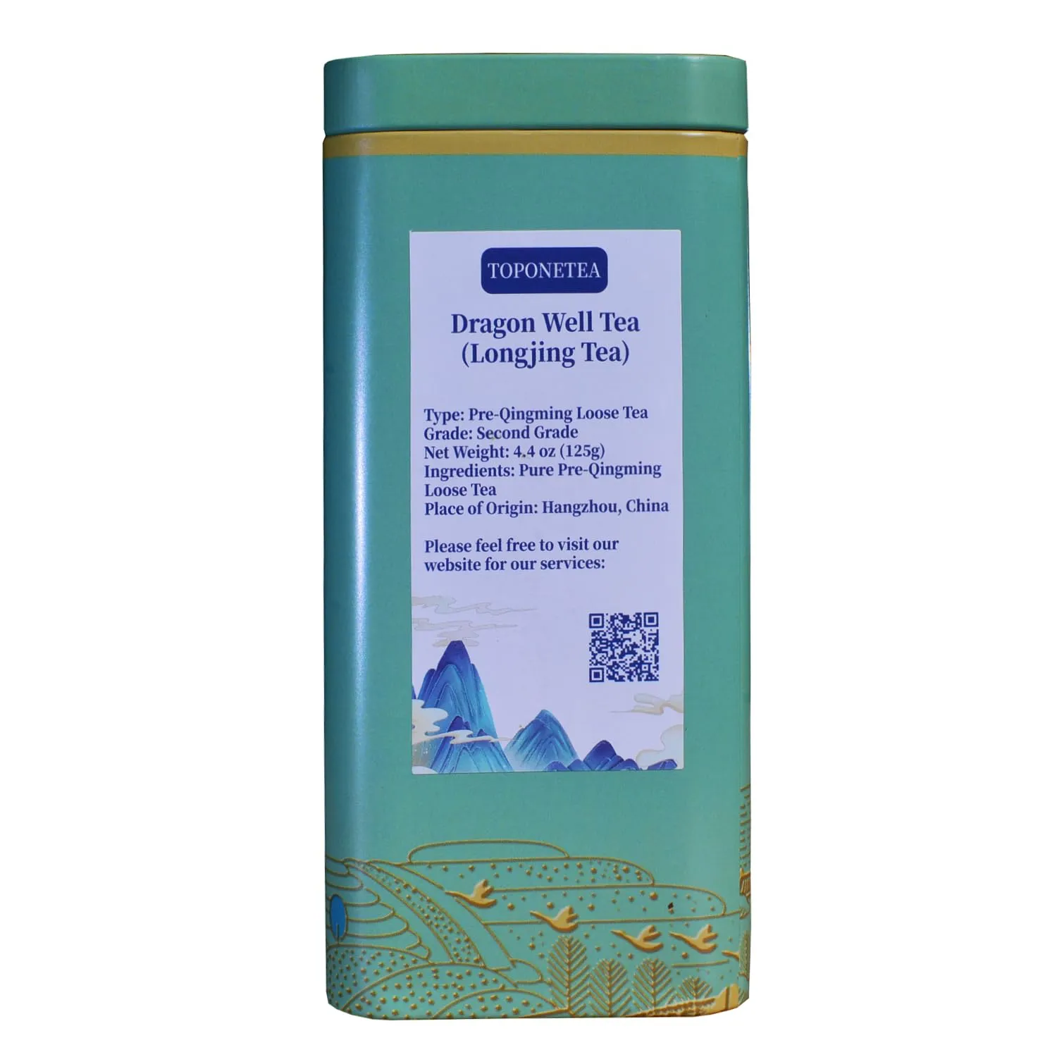 JQ 2025 New Harvest Pre-Qingming Dragon Well Green Tea -Basic Grade- Ming Qian LongJing Cha, Hangzhou Origin Loose Leaf Green Tea (4.4 oz/125g)