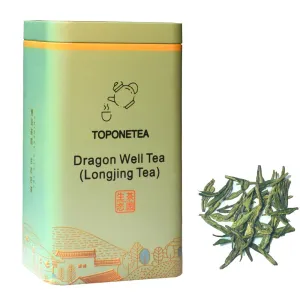 JQ 2025 New Harvest Pre-Qingming Dragon Well Green Tea -Basic Grade- Ming Qian LongJing Cha, Hangzhou Origin Loose Leaf Green Tea (4.4 oz/125g)