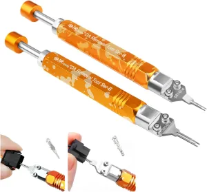 JRready ST5262 2Pcs Molex Pin Extractors Terminal Release Tool Kit for Molex MX3.0 Male/Female Terminals Extraction Tool for Micro-Fit Terminals Pin Removal Tool Kit