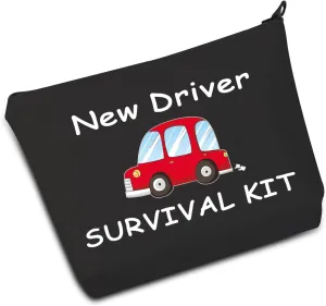 JXGZSO New Driver Gift New Driver Survival Bag Passing Driving Test Sweet 16 Gift Teen Daughter Gift (New Driver B)