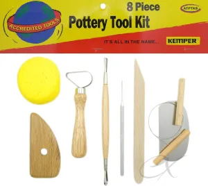 Kemper Pottery Tool Kit - 8 Pieces