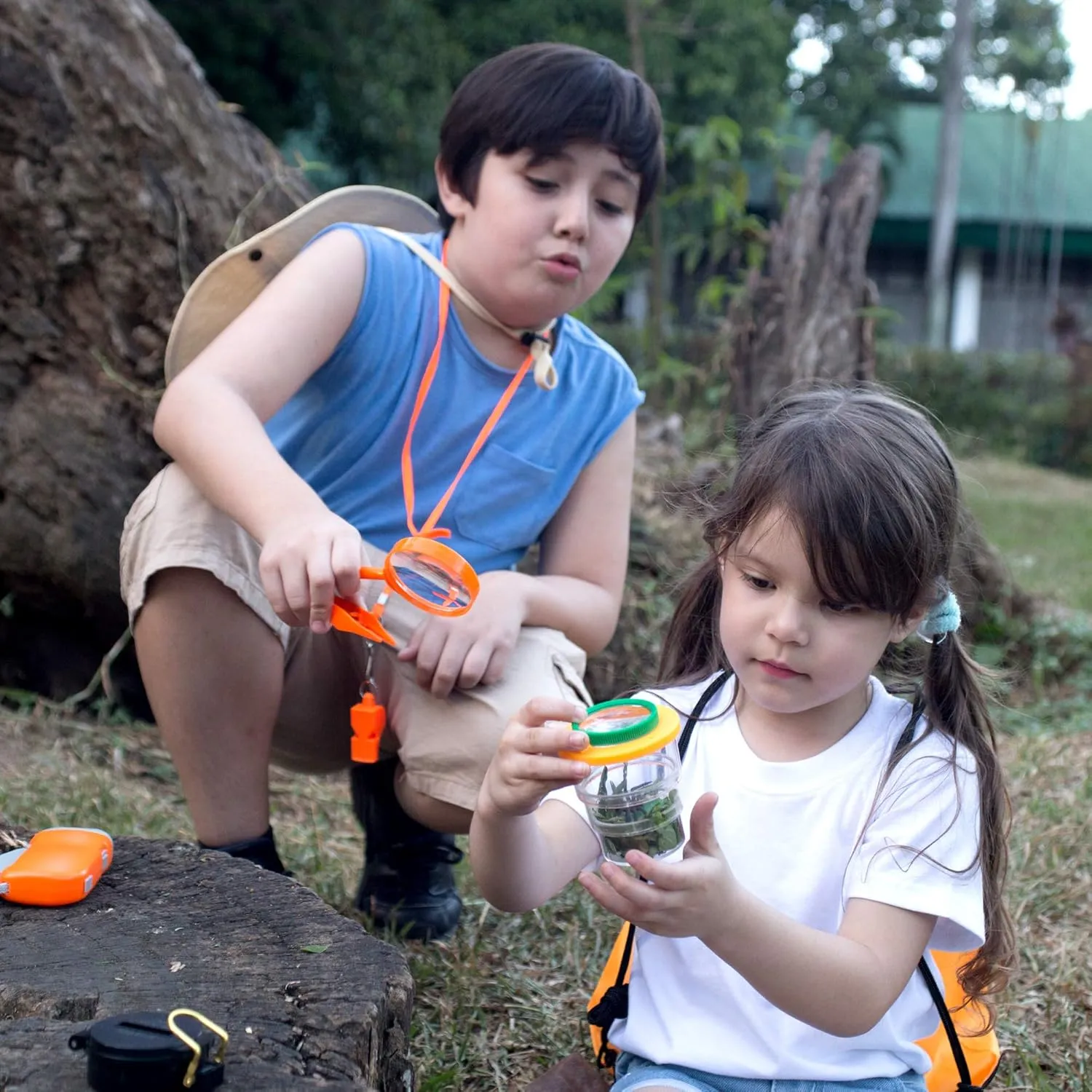Kids Explorer Kit with Safari Vest & Hat for 3-12 Year Old Boys & Girls - Safari Costume Kids, Zoo Keeper, Paleontologist, Bug Kit & More - Giftable STEM Outdoor Explorer Kit for Kids   Bug Ebook