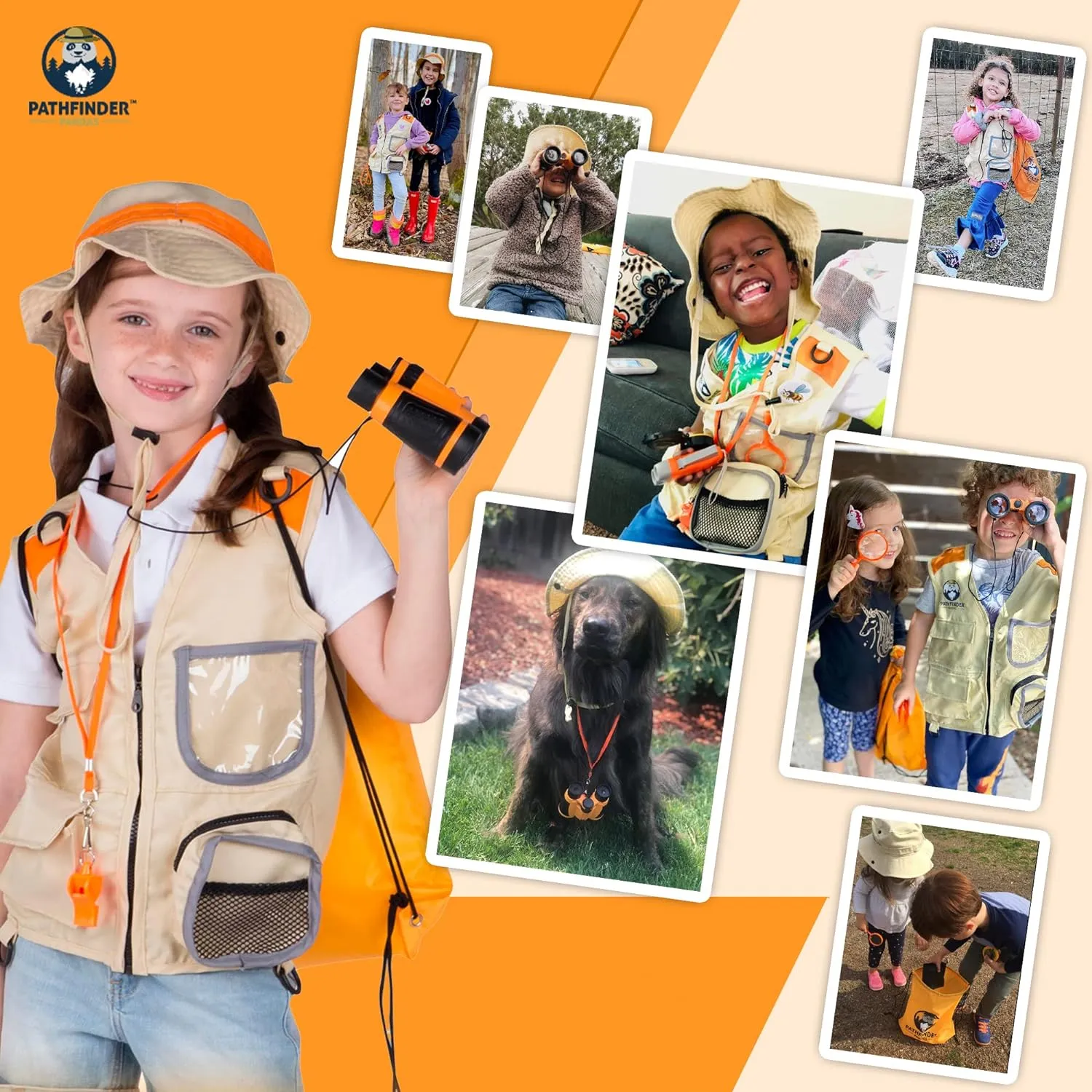 Kids Explorer Kit with Safari Vest & Hat for 3-12 Year Old Boys & Girls - Safari Costume Kids, Zoo Keeper, Paleontologist, Bug Kit & More - Giftable STEM Outdoor Explorer Kit for Kids   Bug Ebook