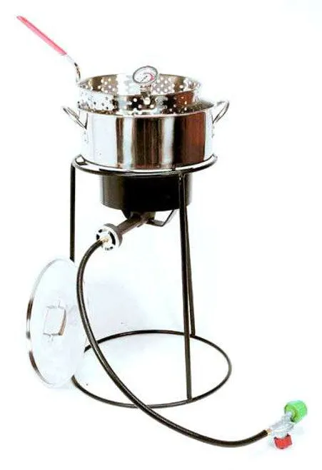 King Kooker Tall Fish Fryer Stainless Steel