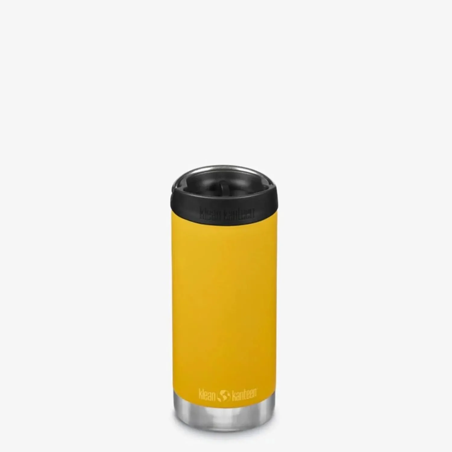 Klean Kanteen TKWide Insulated Coffee Tumbler with Café Cap - Stainless Steel Coffee Tumbler - Marigold, 12 oz