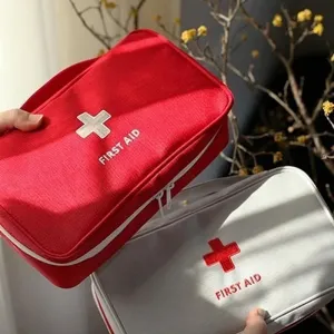 Large Empty First Aid Kit – Portable Emergency Bag for Camping, Survival, Disaster & Home Use