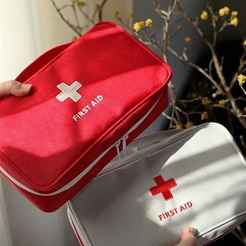 Large Empty First Aid Kit – Portable Emergency Bag for Camping, Survival, Disaster & Home Use