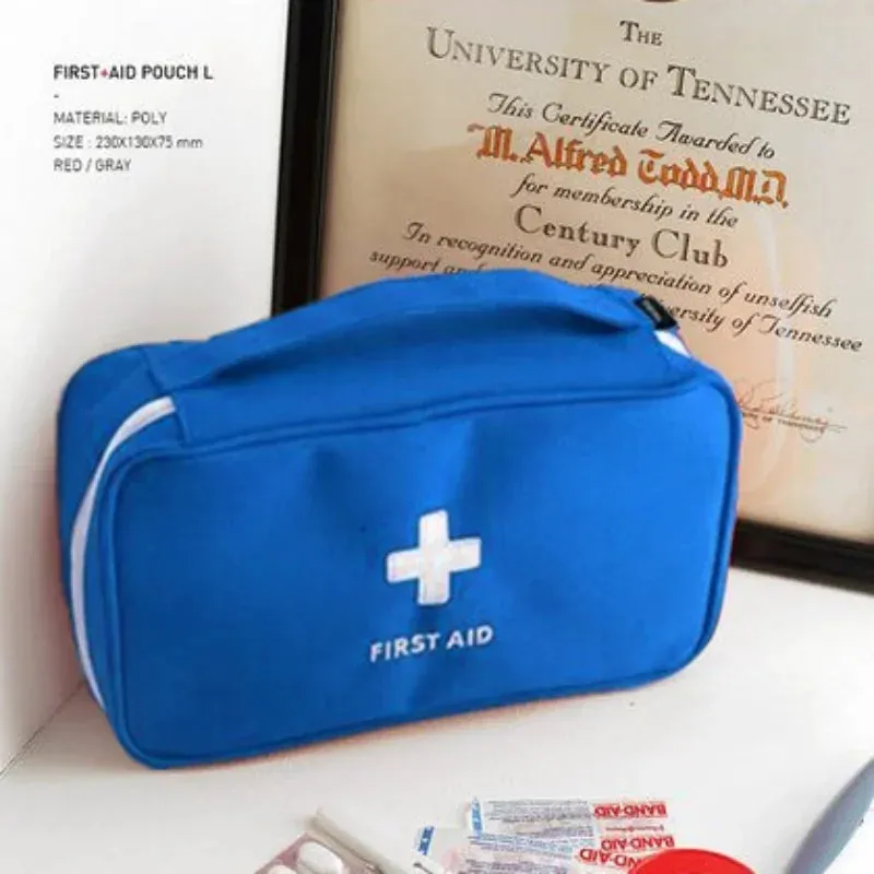 Large Empty First Aid Kit – Portable Emergency Bag for Camping, Survival, Disaster & Home Use