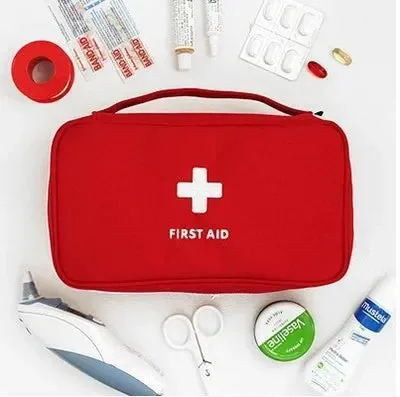 Large Empty First Aid Kit – Portable Emergency Bag for Camping, Survival, Disaster & Home Use