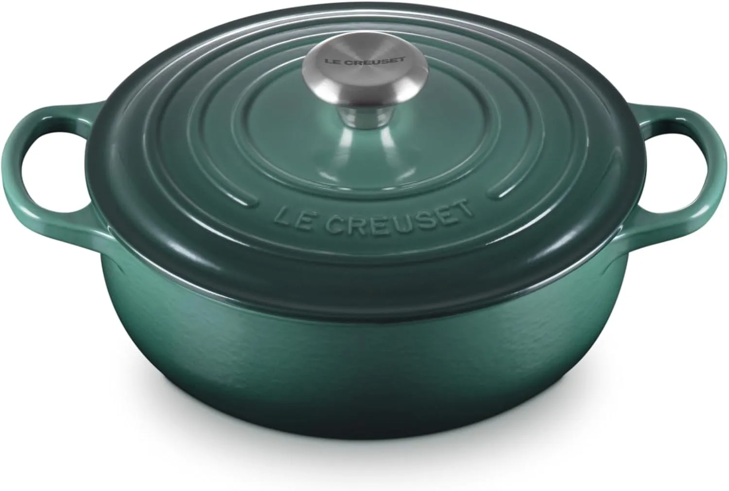 Le Creuset Signature Enameled Cast Iron Sauteuse. 3-1/2-Qaurt, Artichaut