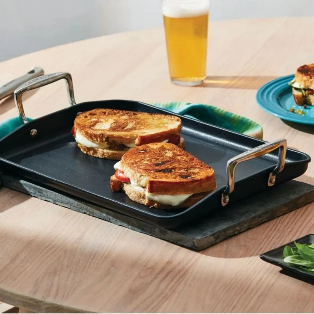 Le Creuset Toughened Non-Stick rectangular grill 35x25 cm.