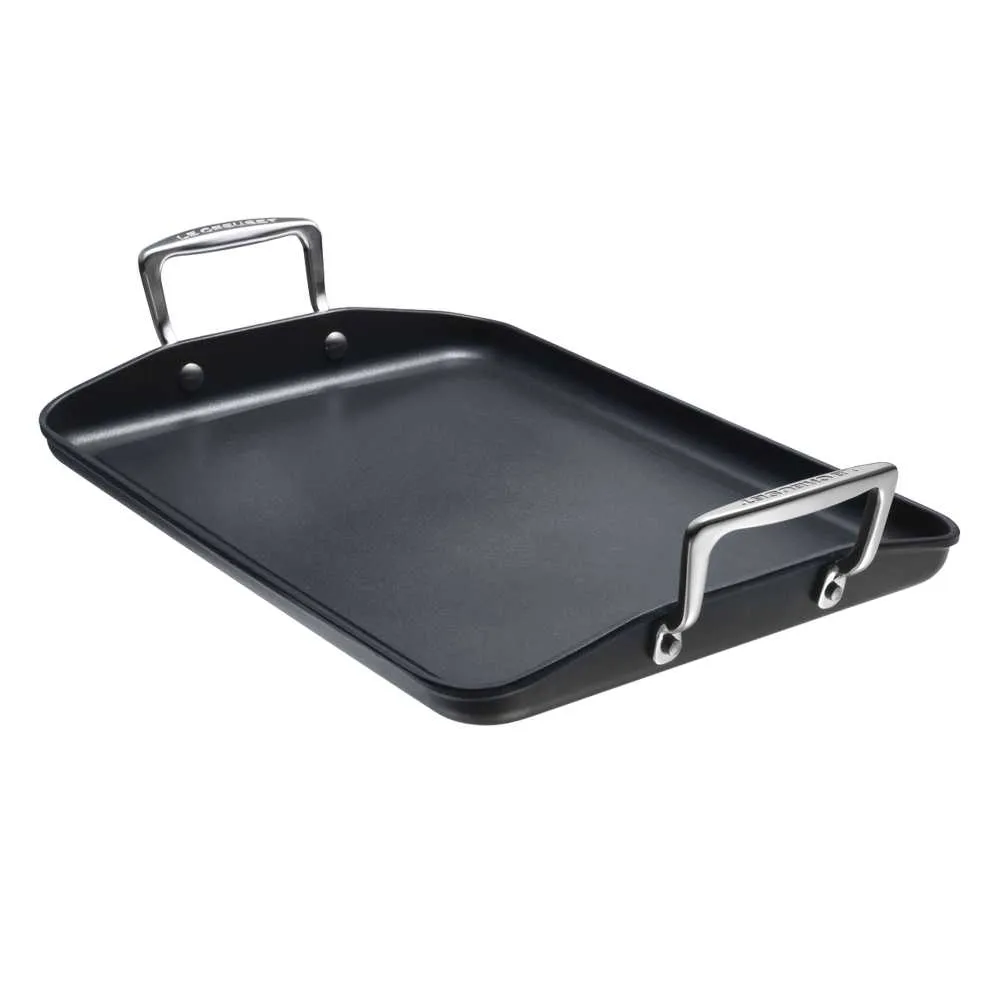 Le Creuset Toughened Non-Stick rectangular grill 35x25 cm.