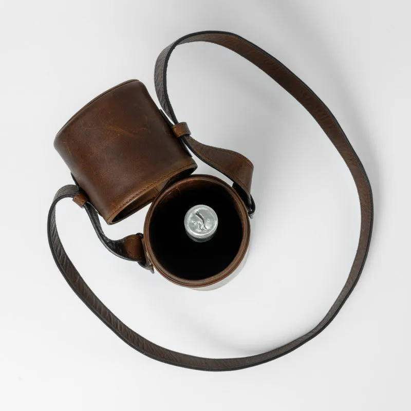 Leather Wine Bottle Sling