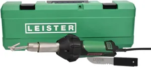 Leister TRIAC AT Plastic Fabrication Kit - With Digital Temp, Speed Control Hot Air Blower and Plastic Welding Heat Gun 199.302