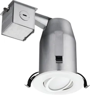 Lithonia Lighting LK3GMW LED LPI M6 3 Inch Gimbal Kit with LED Lamp Included in White