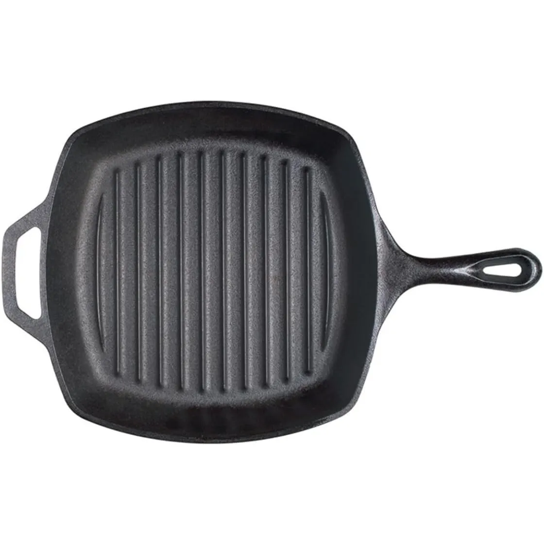 Lodge L8SGP3 Cast Iron Square Grill Pan, Pre-Seasoned, 10.5-inch