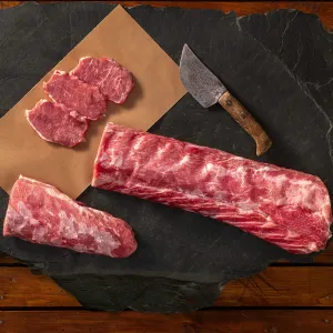 Lomo Iberico Raw Pork Meat - 6 lb / 2.7 kg - ALL NATURAL - GLUTEN FREE - NO GMO - GUARANTEED OVERNIGHT