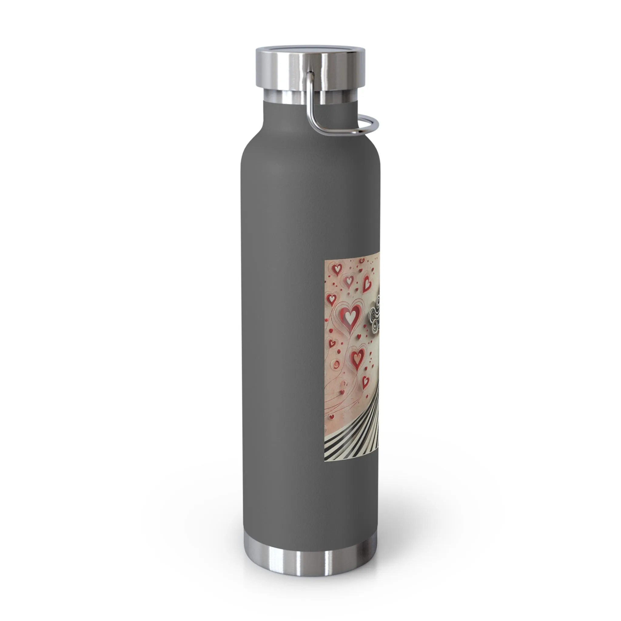 Love You Always Copper Vacuum Insulated Bottle, 22oz