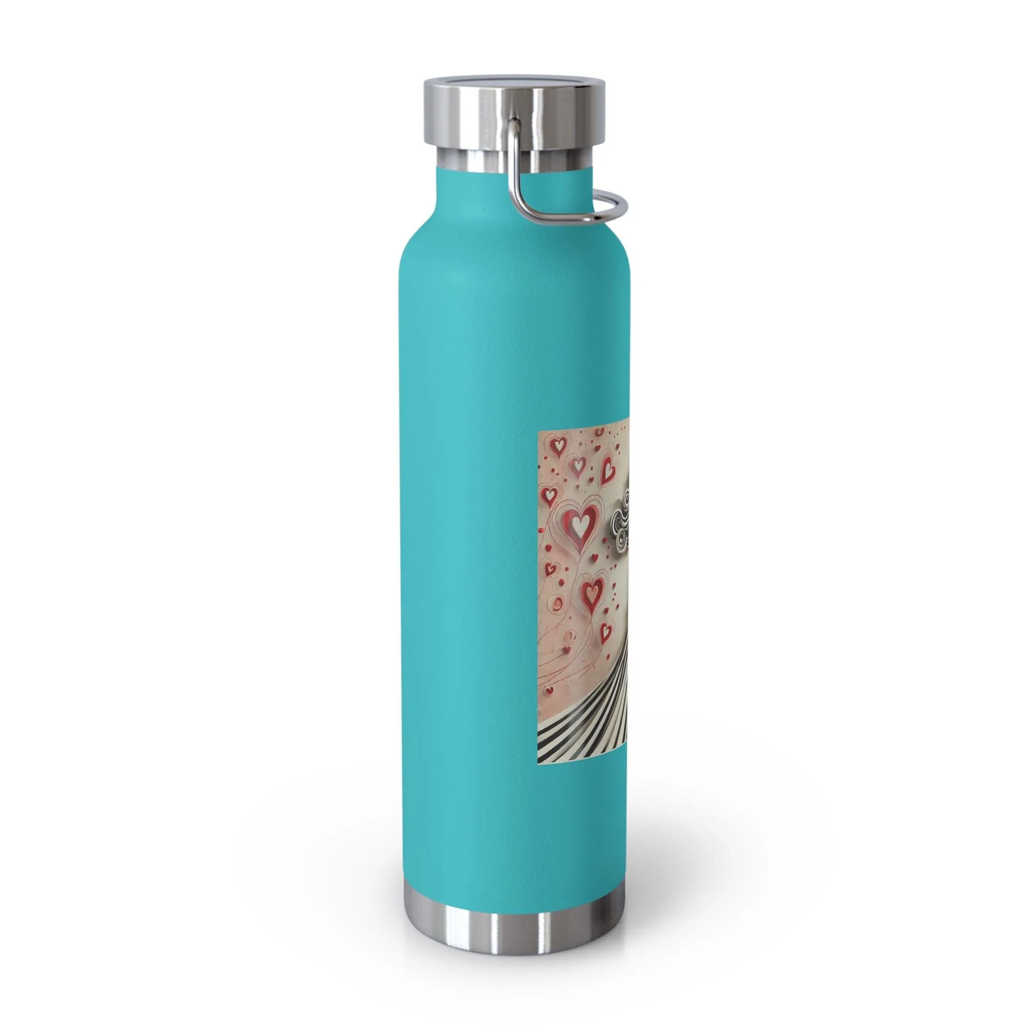 Love You Always Copper Vacuum Insulated Bottle, 22oz
