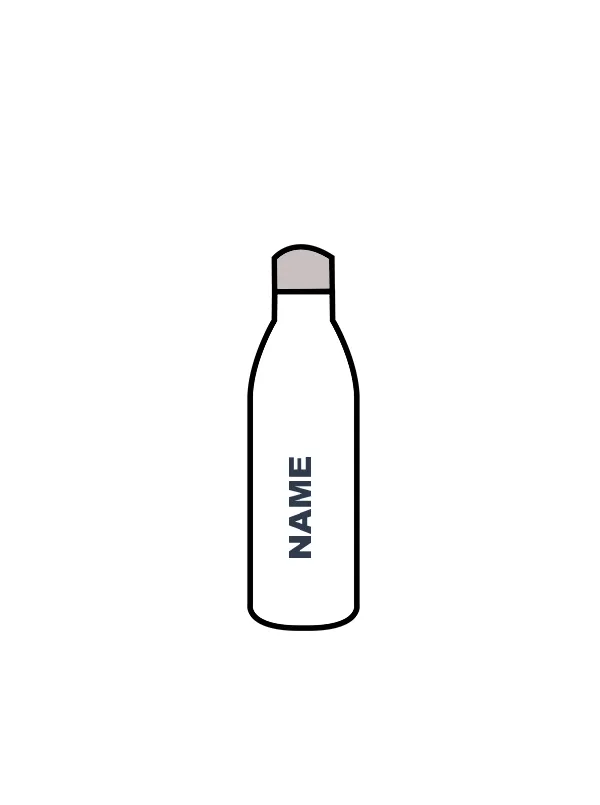 LWHS SCHOOL OF DANCE - WATER BOTTLE WHITE (IN-STOCK)
