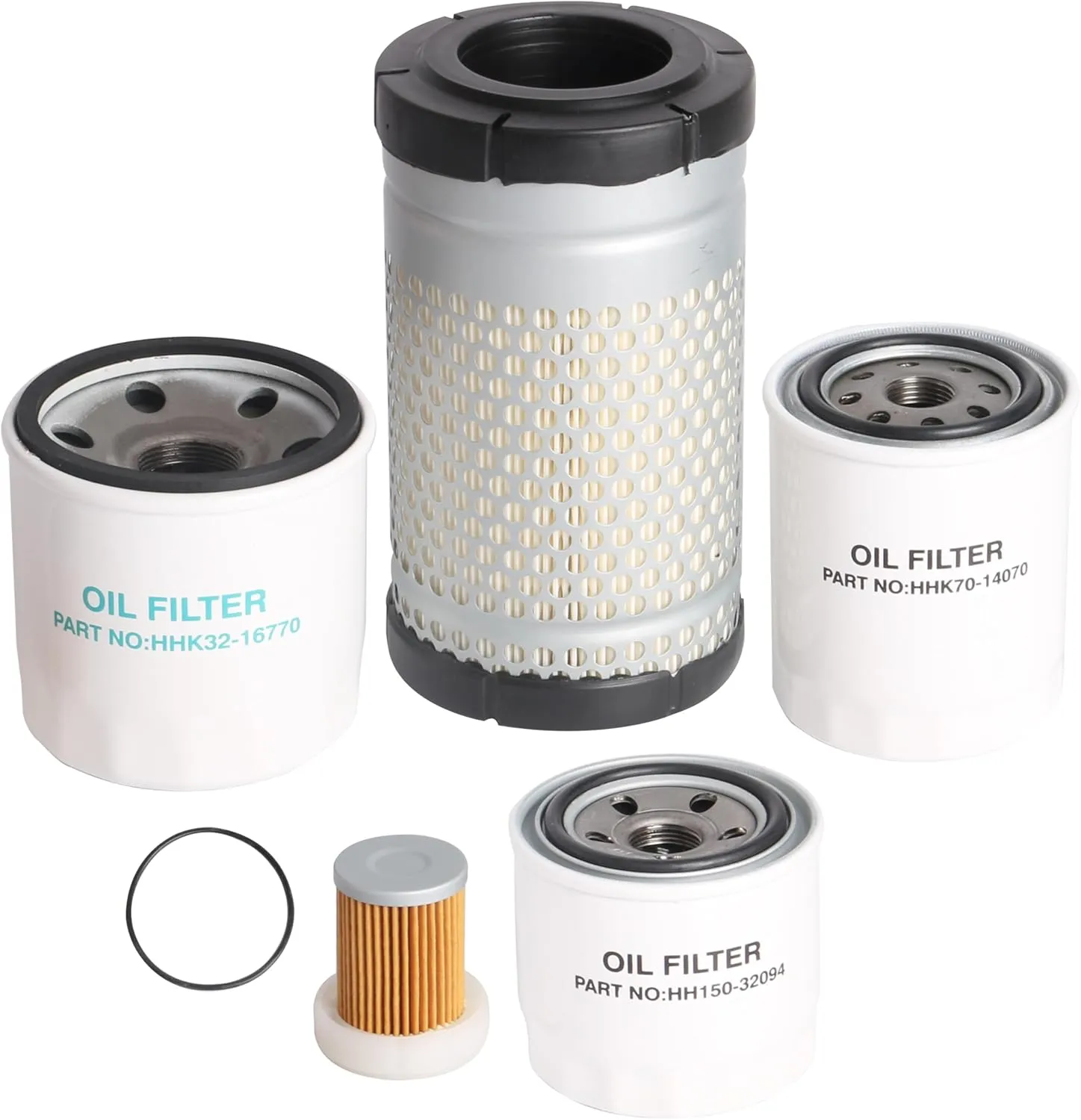 Maintenance Filter Kit Compatible With Kubota RTV-X1140 RTV-X1100C RTV-X1120D Utility Vehicle OE# HH150-32094 6A320-59930 HHK70-14070 HHK32-16770 1G319-11210