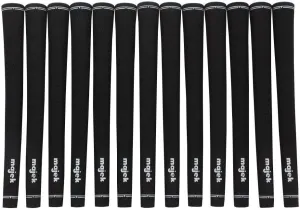 Majek Jumbo Size Tour Pro Black Golf Grips and Grip Kit   Utility Hook Blade (13 grips, grip tape, clamp, grip removal hook blade, instructions)