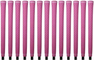 Majek Ladies Tour Pro Pink Undersize Golf Grips and Grip Kit   Utility Hook Blade (13 grips, grip tape, clamp, grip removal hook blade, instructions)