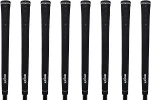 Majek Tour Pro Midsize Black Golf Grips and Grip Kit   Utility Hook Blade (8 grips, grip tape, clamp, grip removal hook blade, instructions)