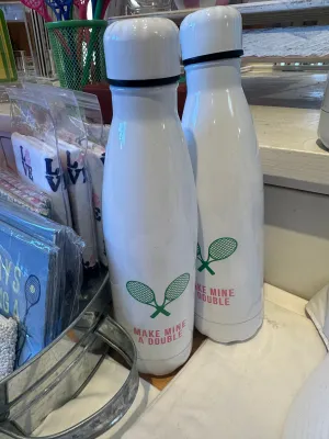 MAKE MINE A DOUBLE water bottle