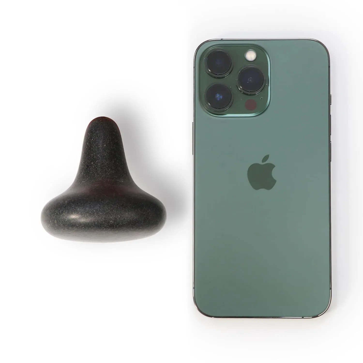 Master Massage Mushroom Shaped Basalt Hot Stone Kit – Trigger Point & Acupressure Tools for Deep Tissue Relaxation & Reflexology Massage – 1 Piece Basalt Rock