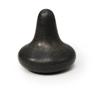 Master Massage Mushroom Shaped Basalt Hot Stone Kit – Trigger Point & Acupressure Tools for Deep Tissue Relaxation & Reflexology Massage – 1 Piece Basalt Rock
