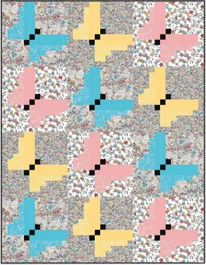 Maywood Studio Meadow Edge Quilt Kit, Multi Yard