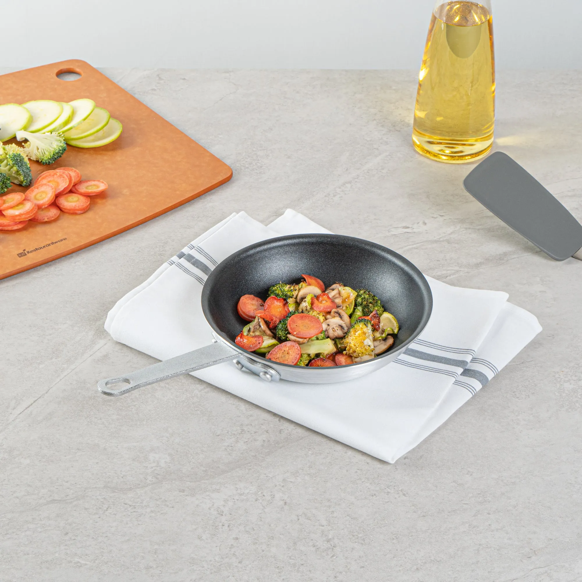 Met Lux Aluminum 7" Fry Pan - Non-Stick - 1 count box
