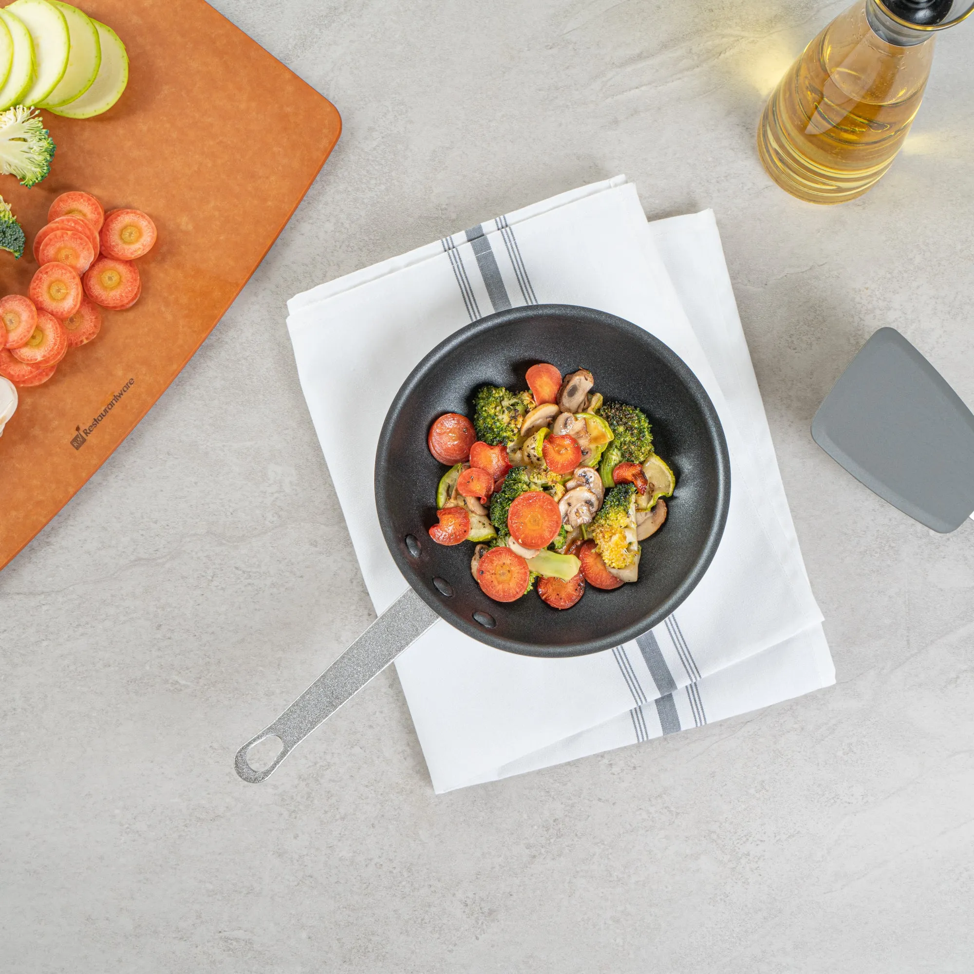 Met Lux Aluminum 7" Fry Pan - Non-Stick - 1 count box