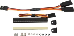 MEUS RACING TRX4M Roof Light Bar with 16 Beads 8 Light Modes for TRX4M Defender Bronco K10 F150 1/18 RC Crawler Upgrade Parts(Roof Light)