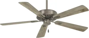 Minka-Aire F556-BNK Contractor Plus 52 Inch Pull Chain Ceiling Fan in Burnished Nickel Finish