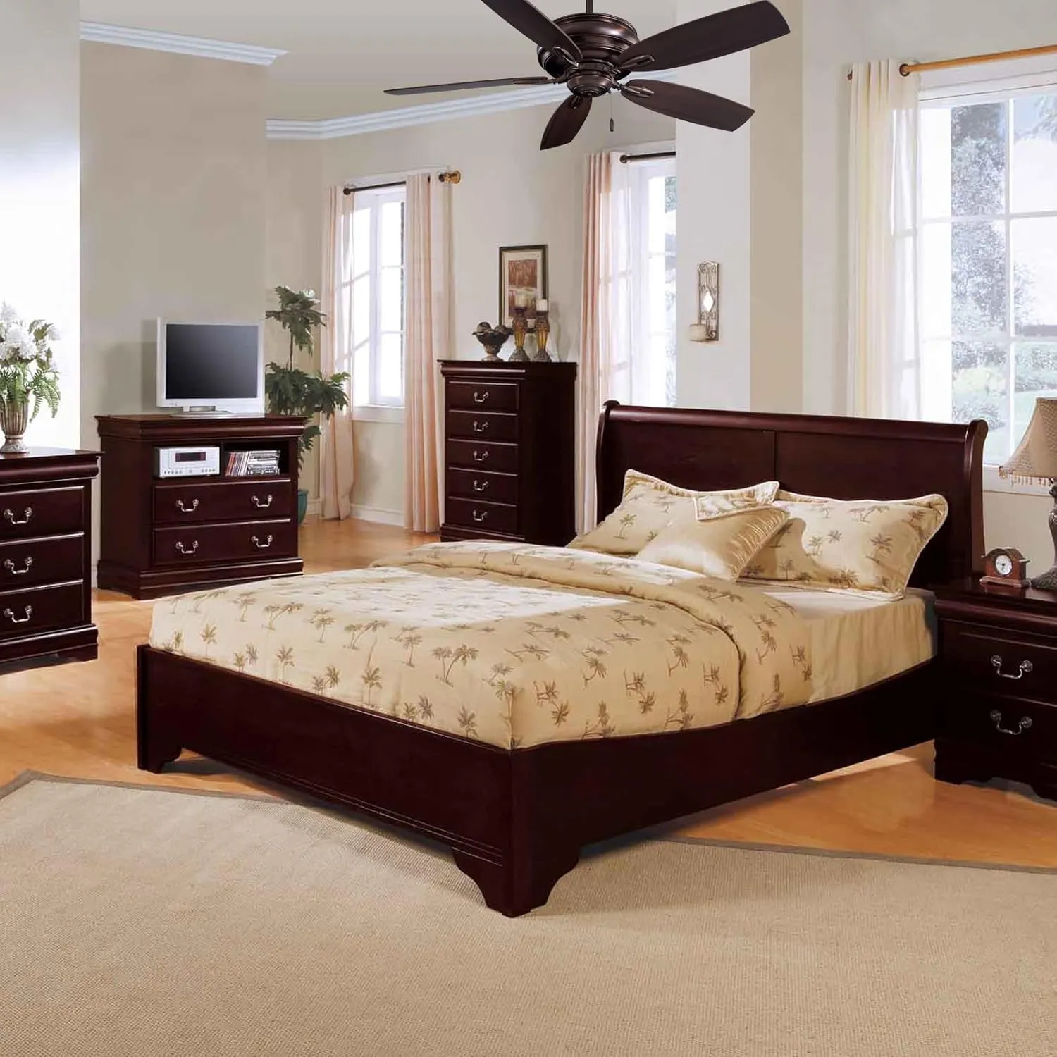 Minka-Aire F614-DBB Timeless 54 Inch Ceiling Fan in Dark Brushed Bronze Finish