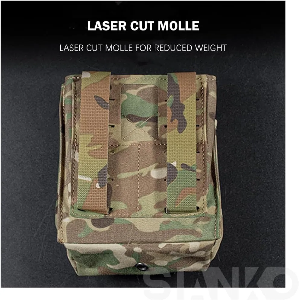 MOLLE Tactical Storage Pouch/EDC Tool Admin Sundry Bag/First Aid Kit,Multifunctional Utility Airsoft Hunting Military Attachment Bag
