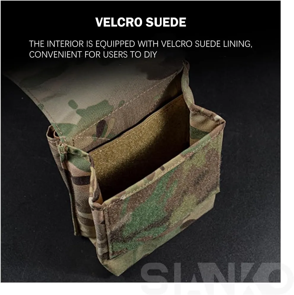MOLLE Tactical Storage Pouch/EDC Tool Admin Sundry Bag/First Aid Kit,Multifunctional Utility Airsoft Hunting Military Attachment Bag