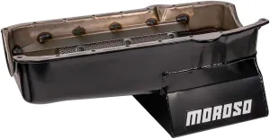 Moroso 20201 8.25" Oil Pan for Chevy Small-Block Engines with Passenger-Side Dipstick