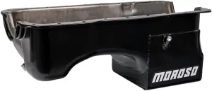 Moroso 20521 Oil Pan for Ford 5.0L Engines in Fox Chassis Vehicles